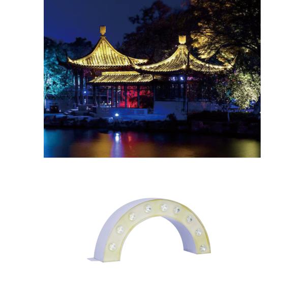 IP65 Aluminium Led Strip Light Outdoor Waterproof Colorful Hotel Lamp Park Bridge
