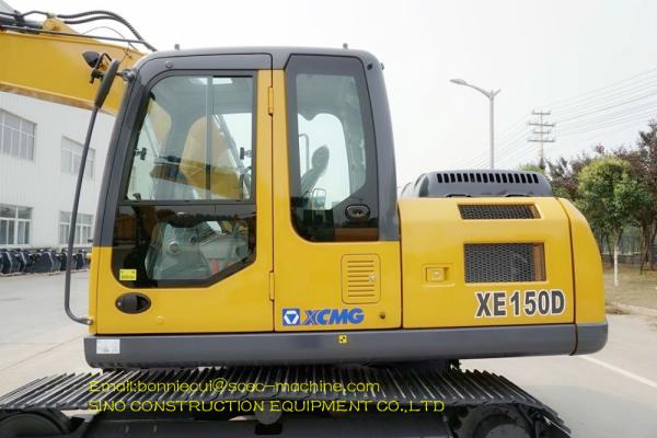 Cubeta hidráulica do equipamento XE150D 15 Ton Excavator With 0.61M3 da escavação de XCMG