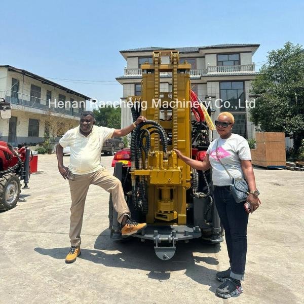 200m Hydraulic Water Well Drilling Machine With 40HP Tractor Horse Power
