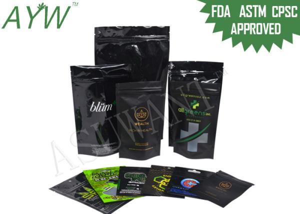 Os sacos Ziplock do Weed médico pequeno do tamanho para a especiaria Incense/ervas daninhas do pot-pourri