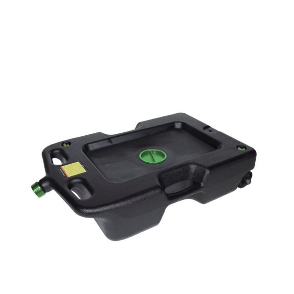 YD44-024A/B 15Gal Truck Oil Drain:58L,HDPE,Wheels,4 Handles,for Truck Yards/Shops