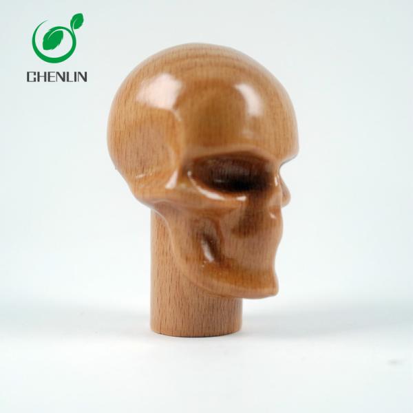 Craft Curved Animal Carved Umbrella Handle Solid Wood Material ISO9001