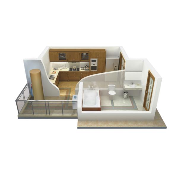 Freestanding нагреватель воды 4.8KW теплового насоса разделения горячей воды R410a