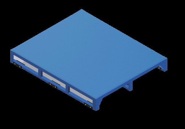 Steel Pallet Storage Logistic 1500kg Heavy Duty Commercial Warehouse System Durable Construction