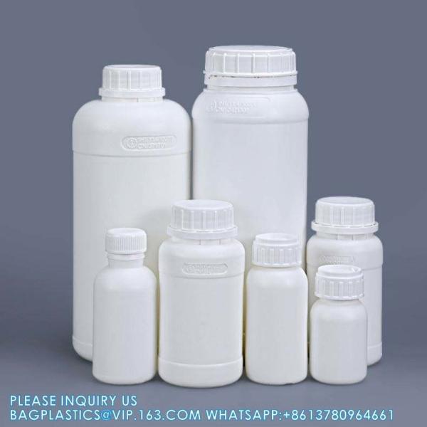 50ML-1000ML Thicken Plastic Fluorinated Bottles Chemical Organic Solvents Package Container