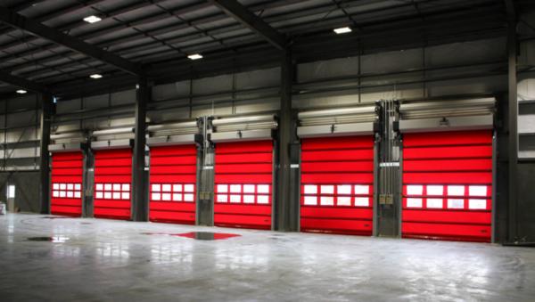 Stainless Steel Pvc Rapid Roller Doors Automatic Shutter 220V Motor Operate