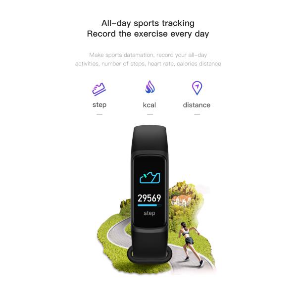 Дозор кардиомонитора кровяного давления отслежывателя фитнеса деятельности при 0,96 дюймов