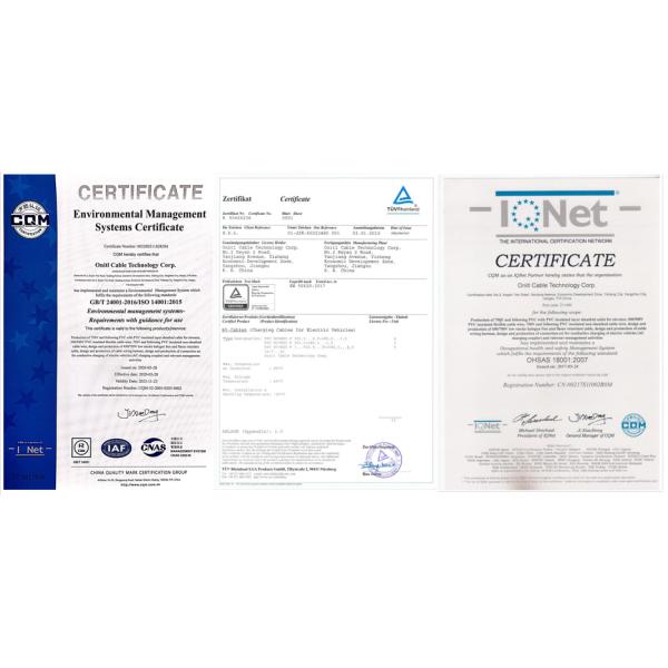 заряжатели 32amp электротранспорта 3 кабель ev типа 2 IEC 62196-2 участка 22KW поручая спиральный