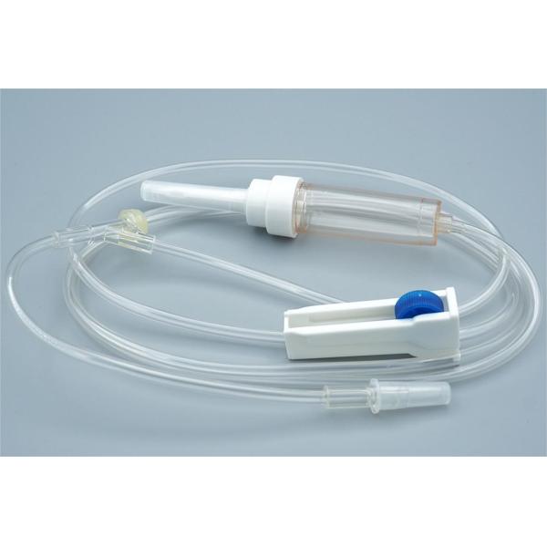 Adult Sterilized Hospital Surgical Soft Medical Supplies Disposable Infusion Giving Set With Needle Luer Slip Connector