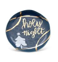 Design populaire restaurant de Noël hôtel porcelaine collation biscuit tapas salade serveur de plaque pour la fête