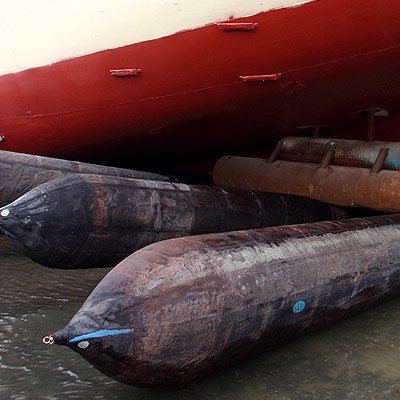 Высокоплавкие резиновые подушки воздушные для подъема на лодке