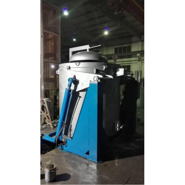 Fixed electromagnetic melting crucible furnace,