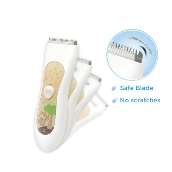 500mah X 2 Battery Electric Baby Hair Clippers And Trimmers Super Quiet