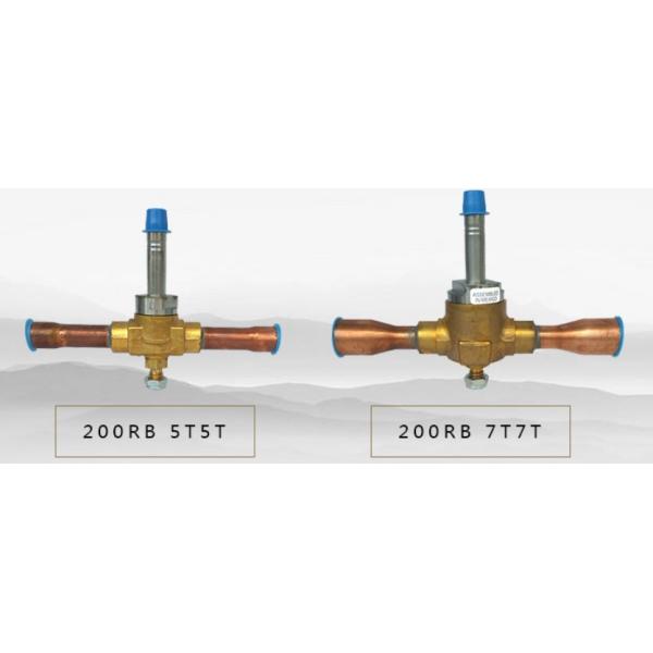 Клапан соленоида рефрижерации меди Emerson 200RB 2T2T для конденсируя блока
