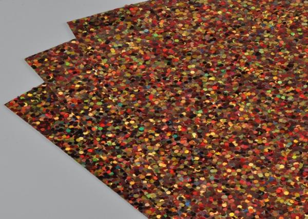Decorative Grade 3 Chunky Glitter Paper Color Mixed 12*12 Inch Size