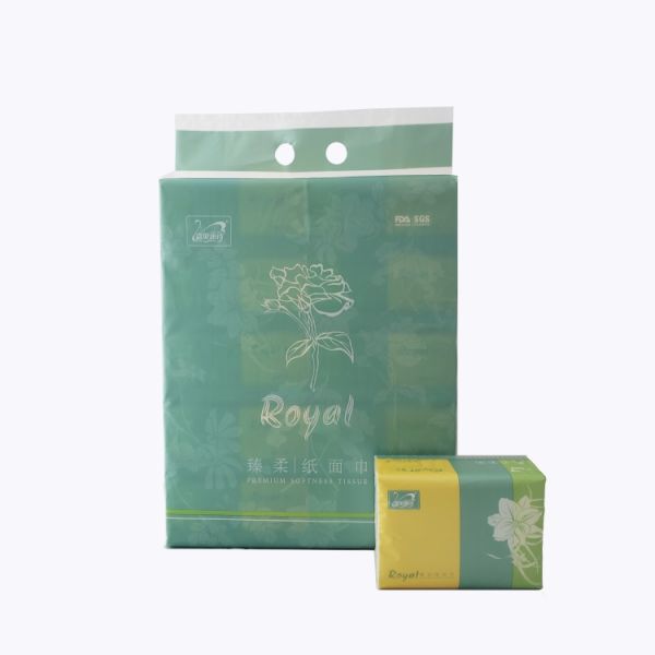 Skin Friendly Ultra Soft Bamboo Facial Tissue 100% Virgin Bamboo Pulp Face Tissues