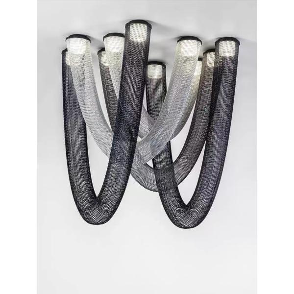 LED Black Coffee Office Decoration Indoor Living Room Led Ceiling Lamp Fixtures