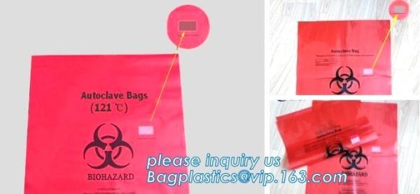 Autoclave Bag/Medical Autoclave Bag/Autoclave Specimen Bag, blood bags, Plastic k medical bags/biohazard plastic b