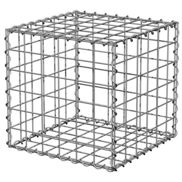 2 x 2 x 1m Hot Galvanized Galfan Coated 4mm Wire Gabion Basket Welded Boxes For Stone Retaining wall
