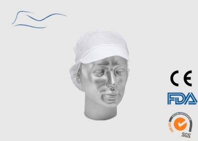 White Color Disposable Head Cap U Size Free Sample Providing For Food Processing