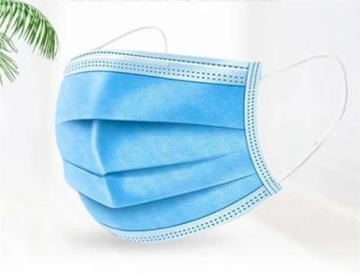 Three Layers Medical Protective Mask , Blue Disposable Medical Face Mask