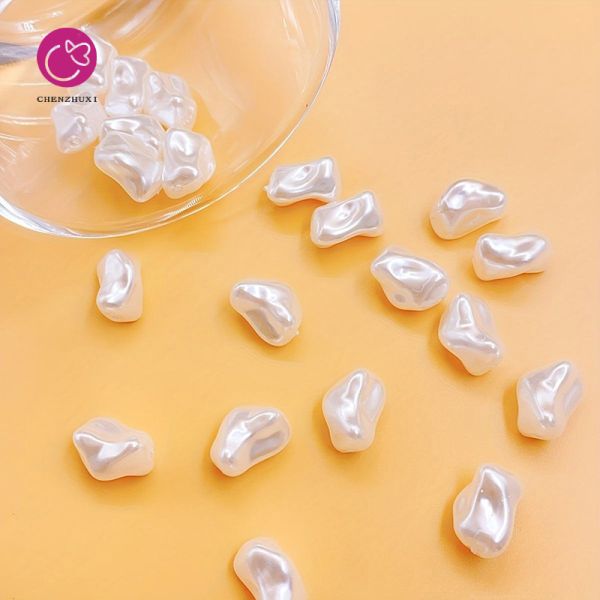 Pearl Baroque Shaped Straight Hole Single Irregular Beads Loose Imitation Pearls