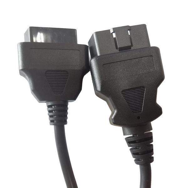 Prolongamento prático do cabo de 16 Pin OBD II, cabo do universal OBD2 do comprimento 100CM