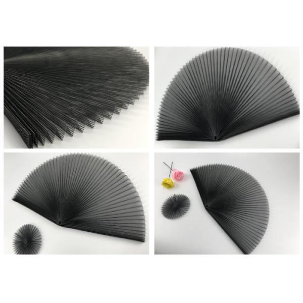 Плиссированный серый цвет 2.5м*30м ПП экрана замены стеклоткани Плиссе сетки 16мм