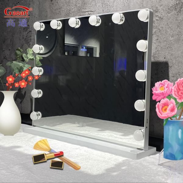 Full Body Hollywood Chorome LED Cosmetic Mirror para personalização de processamento de maquiagem