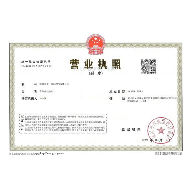 SHENZHEN DAOYI INTERNATIONAL LOGISTICS CO., LTD.