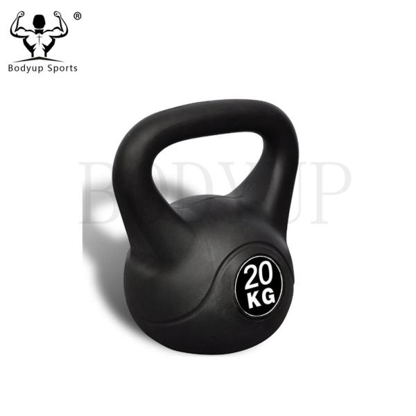 PE And Cement Material Fitness Equipment Kettlebells With Sand Filled