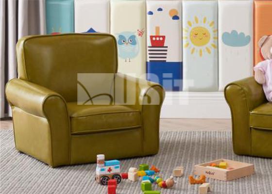 Seat dobro do sofá da sala de estar do sofá da criança das crianças único/colore opcional