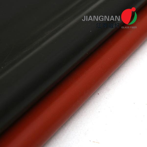 Superior Quality Red Fabric Fiberglass Coated Silicone For Welding Protection