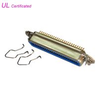 Conector fêmea do campeão da solda de Centronic de 57 séries da NC com travas 14pin 24pin 36pin 50pin da mola