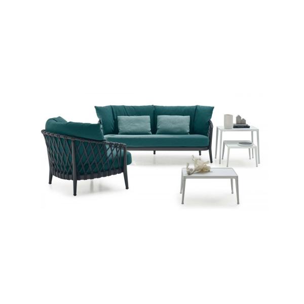 Modern Design Style Garden Furniture Sofa Waterproof Comfortable Outdoor Rope Chairs