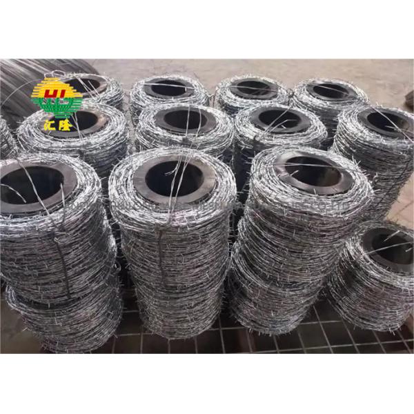 Двойная скрученная оцинкованная колючая проволока горячее погружение 1,5 мм 200 м рулон