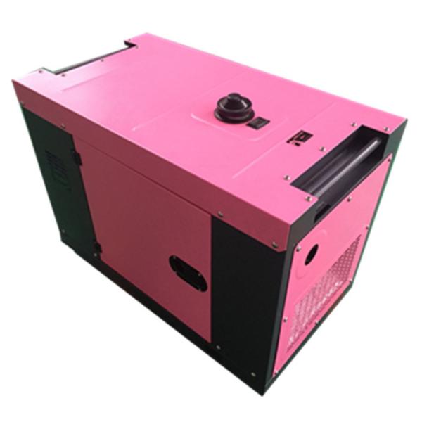 10A Small Portable Electric Generator 5kw 6kw Genset With Wheels