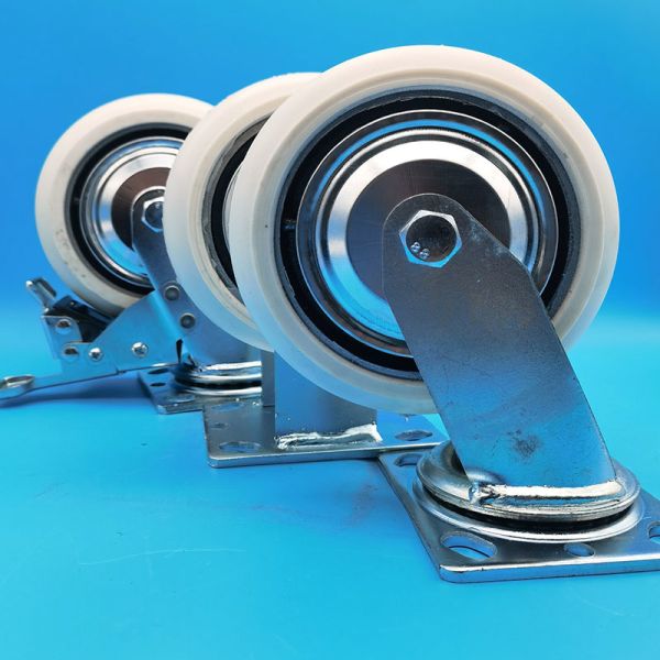 Anti Resistance  Iron Core Polyurethane Pu Caster Wheels Singel  8