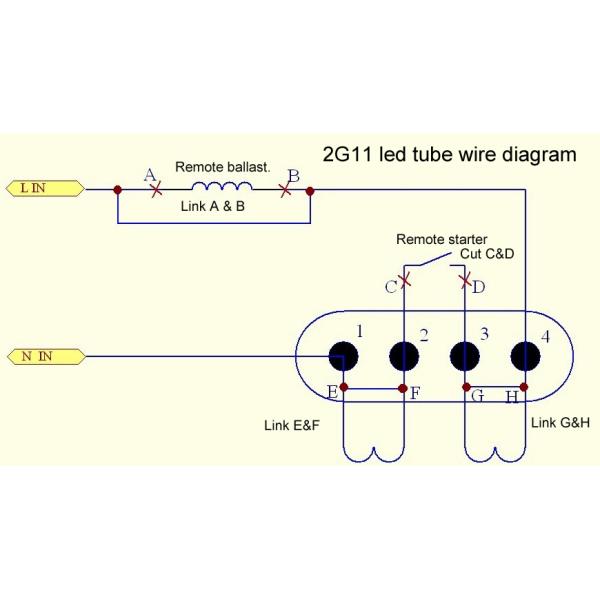 4 Pins 8W 12W 15W 20W 2G11 LED TUBE , 2700-6500K warm white fluorescent tubes