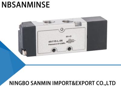 Tipo 5 série pneumática de YPC de Sanmin 4A 100-L da válvula de solenoide da maneira do porto 3