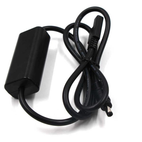 SAE to DC 5.5x2.1mm Step-Up Power Cable -5V to 12V Converter Adapter for Solar Panel, Battery Pack, LED, Router Use