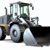5.5 tonnes ZL50GN chargeur à roues avec 3m3 de seau de roche, protection en verre et caméra
