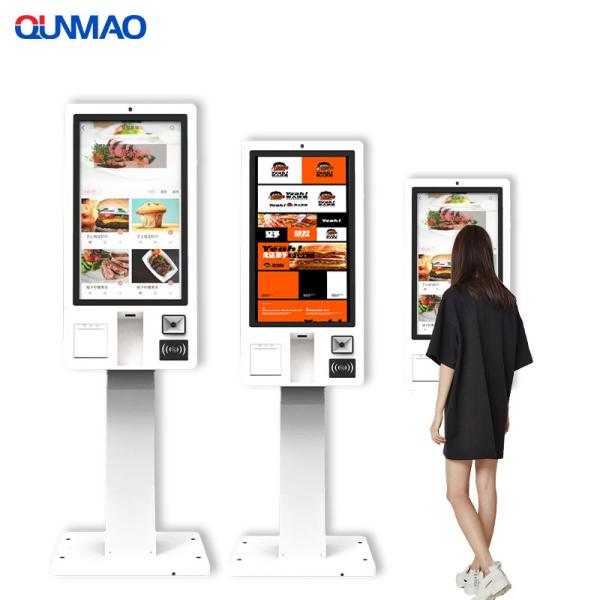 Self-Service Kiosk with 10-Point Capacitive Touchscreen IP54-Rated Casing and Centralized CMS Control