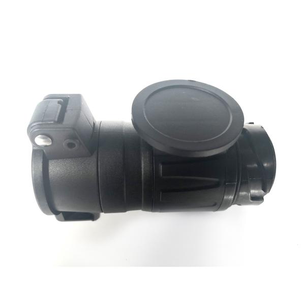 Black Trailer Electrical Plug Socket Truck Heavy Duty 7 Pin Trailer Plug