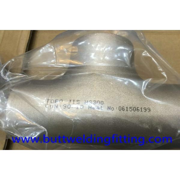 Штуцеры трубы омедняют тройник редуктора ASME никеля 90/10 B16.9 1