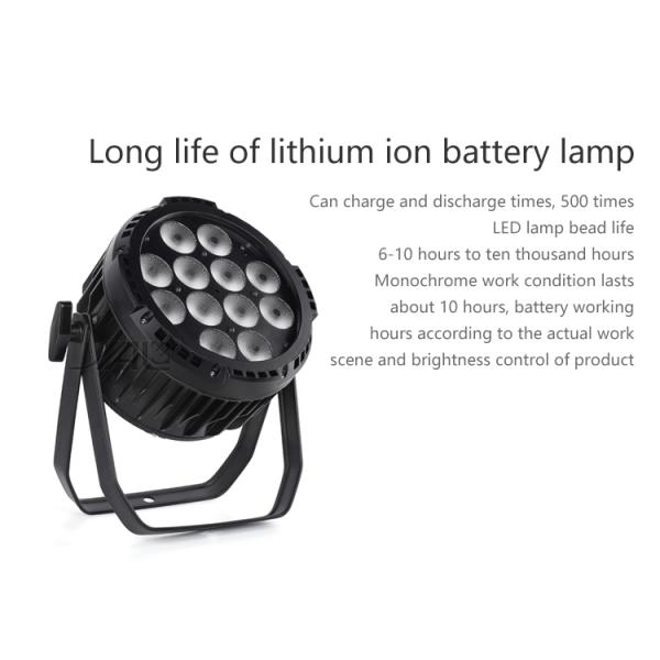 12PCS RGBWA + CRI 85 режима контроля УЛЬТРАФИОЛЕТОВОГО плоского света равенства СИД батареи ядровый активный