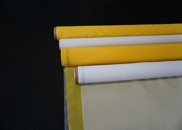 Plain Weave High Tension Polyester Wire Printing Mesh Screen Roll 43T-80Y White Color