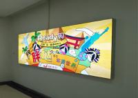 Le type fixé au mur mené d'intérieur de signes d'affichages d'angle de visualisation ultra large installent