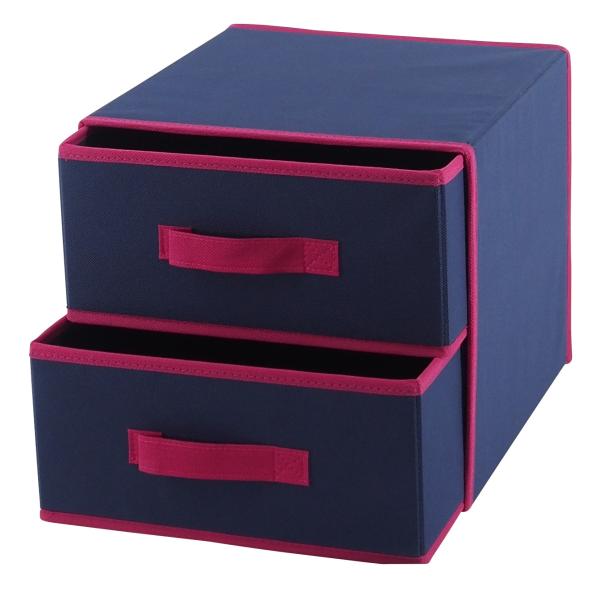 Домашний организатор 2 ящиков уютный, организатор ящика ткани