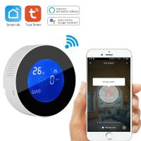 Glomarket Tuya Wifi système d'alarme Lcd alarme numérique télécommande détecteur de fuite capteur de gaz détecteur de fuite de gaz